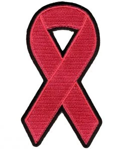 Hot Leathers PPG1002 Cancer Awareness Ribbon 2" X 4" Patch