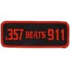 Hot Leathers PPL9177 357 Beats 911 4" X 2" Patch Patches