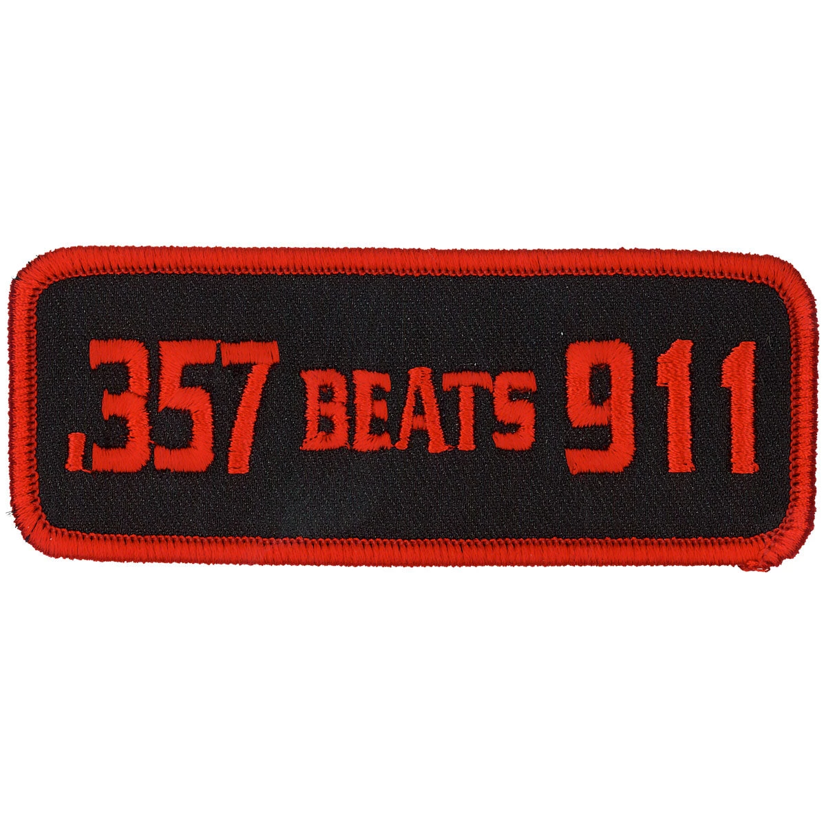 Hot Leathers PPL9177 357 Beats 911 4" X 2" Patch Patches