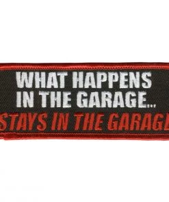 Hot Leathers PPL9205 In The Garage 4" X 2" Patch