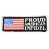 Patches Hot Leathers PPL9226 American Infidel 4" X 2" Patch