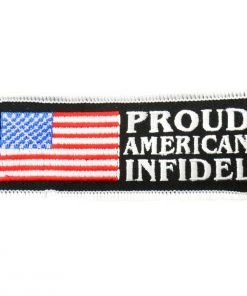 Patches Hot Leathers PPL9226 American Infidel 4" X 2" Patch