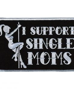 Patches Hot Leathers PPL9229 I Support Single Moms 5" X 3" Patch