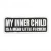 Patches Hot Leathers PPL9247 My Inner Child 4" X 2" Patch