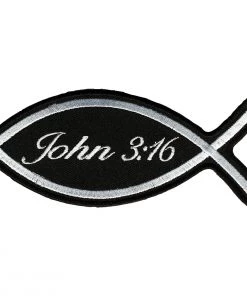 Hot Leathers PPL9297 John 3:16 Fish 5