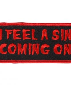 Patches Hot Leathers PPL9351 I Feel A Sin 4" X 2" Patch
