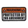 Patches Hot Leathers PPL9361 Protected By 2nd Amendment 4" X 2" Patch