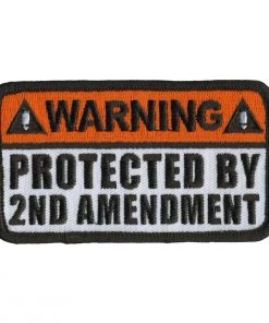 Patches Hot Leathers PPL9361 Protected By 2nd Amendment 4" X 2" Patch
