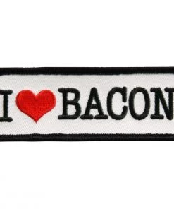 Patches Hot Leathers PPL9381 I Love Bacon 4" X 2" Patch