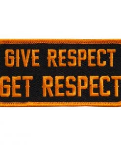 Hot Leathers PPL9421 Give Respect Get Respect 4" X 2" Patch Patches