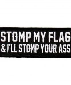Patches Hot Leathers PPL9495 Stomp My Flag 4"x1" Patch