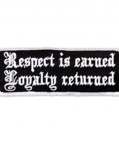 Hot Leathers PPL9498 Respect Is Earned 4"x1" Patch