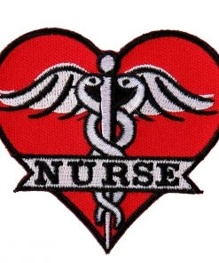 Patches Hot Leathers PPL9537 Nurse Heart 3"x3" Patch