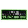 Patches Hot Leathers PPL9590 I See No Good Reason 4"x1" Patch