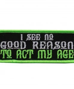 Patches Hot Leathers PPL9590 I See No Good Reason 4"x1" Patch