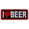 Patches Hot Leathers PPL9663 I Love Beer 4"x2" Patch