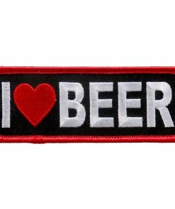 Patches Hot Leathers PPL9663 I Love Beer 4"x2" Patch