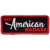 Hot Leathers PPL9672 100% American Badass 4"x2" Patch Patches