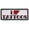 Patches Hot Leathers PPL9686 I Heart Tattoos 4"x2" Patch