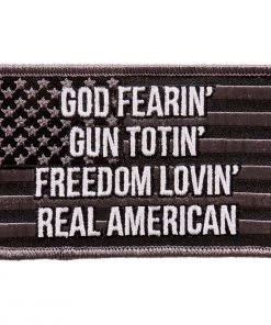 Patches Hot Leathers PPL9724 God Fearin Gun Totin 4"x3" Patch