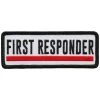Hot Leathers PPL9744 4 Inch First Responder Red Line Patch Patches