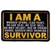 Patches Hot Leathers PPL9746 4 Inch I Am A Survivor Patch