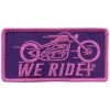 Hot Leathers PPL9748 4 Inch We Ride Pink Bike Patch Patches