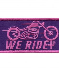 Hot Leathers PPL9748 4 Inch We Ride Pink Bike Patch Patches