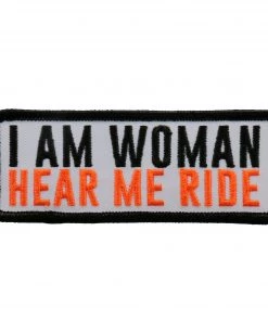 Hot Leathers PPL9749 I Am Wman Hear Me Ride Patch