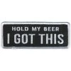 Hot Leathers PPL9783 Hold My Beer 4"x 2" Patch Patches