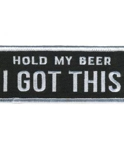 Hot Leathers PPL9783 Hold My Beer 4"x 2" Patch Patches