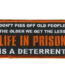Patches Hot Leathers PPL9790 Do Not Piss Off Old People 4"x 2" Patch