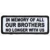 Patches Hot Leathers PPL9813 In Memory Of 4"x 2" Patch