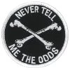 Hot Leathers PPL9818 Never Tell Me The Odds 3"x 3" Patch Patches