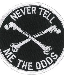 Hot Leathers PPL9818 Never Tell Me The Odds 3"x 3" Patch Patches