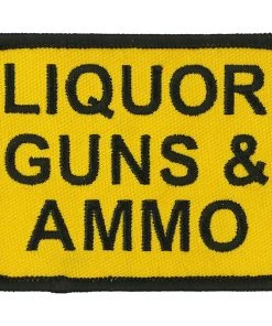Hot Leathers PPL9829 Liquor Guns Ammo 3"x 3" Patch Patches