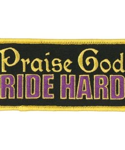 Patches Hot Leathers PPL9840 Praise God 4"x 2" Patch