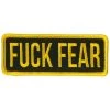 Hot Leathers PPL9856 Fuck Fear 4"x 2" Patch Patches