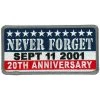 Hot Leathers PPL9880 9-11 Never Forget 4.5" Patch Patches