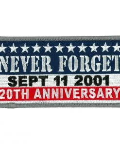 Hot Leathers PPL9880 9-11 Never Forget 4.5" Patch Patches