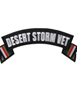 Patches Hot Leathers PPM2003 Desert Storm Vet Banner 11" X 3" Patch