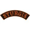 Hot Leathers PPM4155 Sturgis 12” X 3” Top Rocker Patch Patches