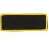 Hot Leathers PPP1009 Blank With Yellow Trim 4" X 1.5" Patch Patches