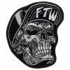 Hot Leathers PPQ1143 Snapback Skull 3.5"x 3" Patch Patches