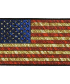 Patches Hot Leathers PPQ1273 Vintage American Flag 10" Patch