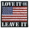 Hot Leathers PPQ1313 Love It Leave It 3.5" Patch Patches