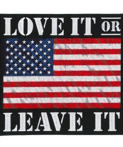 Patches Hot Leathers PPQ1317 Love It Leave It 8" Patch