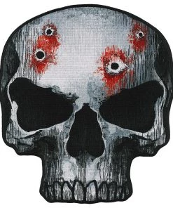 Hot Leathers PPQ1389 Jumbo Skull 10" Patch Patches