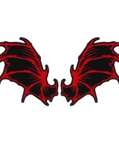 Hot Leathers PPQ1439 Dragon Wings 8" Patch