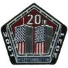 Hot Leathers PPQ1673 9-11 Pentagon And Towers 3" Patch Patches